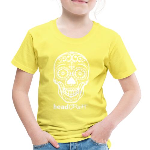 Skull & Logo white - Kinder Premium T-Shirt
