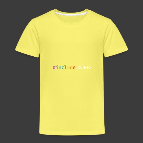 rainbow for dark background - Kids' Premium T-Shirt