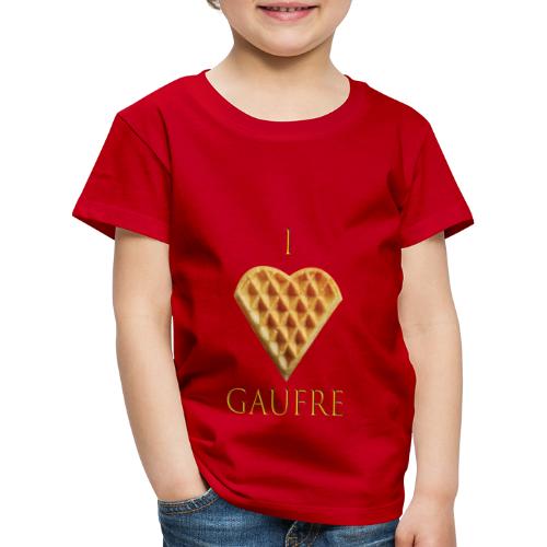 i love gaufre - T-shirt Premium Enfant