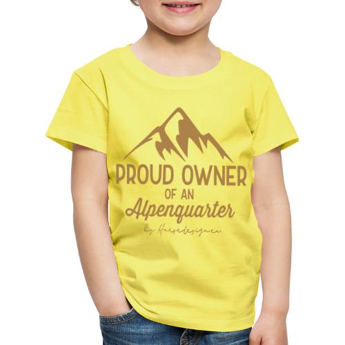 Proud Owner Alpenquarter - Haflinger - Kinder Premium T-Shirt