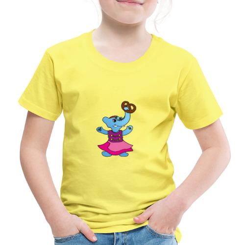 Elefant im Dirndl - Kinder Premium T-Shirt