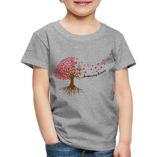 Scattering Leaves color - Kinder Premium T-Shirt