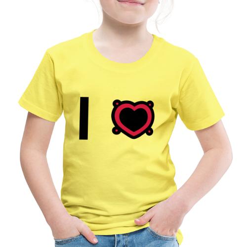 I heart, I love - Lautsprecher, Box, Musik2 2c - Kinder Premium T-Shirt