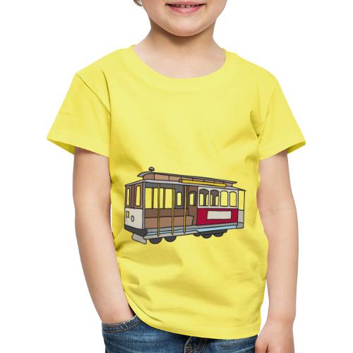 San Francisco Cablecar c - Kinder Premium T-Shirt