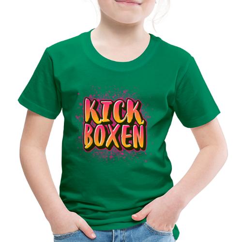 Graffiti Kickboxen - Kinder Premium T-Shirt