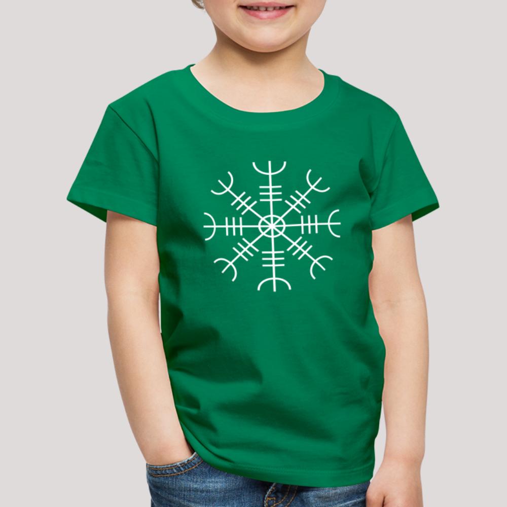 Aegishjalmur - Kinder Premium T-Shirt Kelly Green