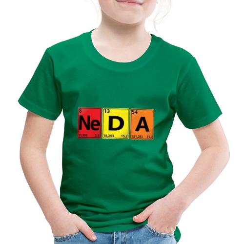 NEDA - Dein Name im Chemie-Look - Kinder Premium T-Shirt