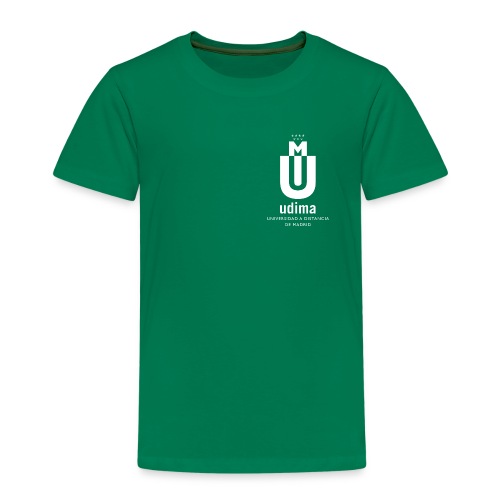 udi blanco vert png - Camiseta premium niño