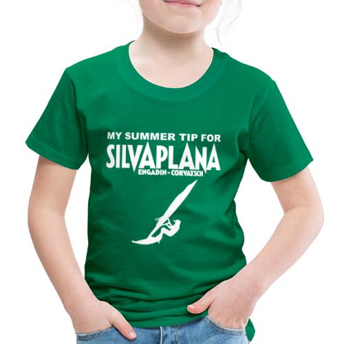My summer tip for Silvaplana, Windsurfing - Kinder Premium T-Shirt