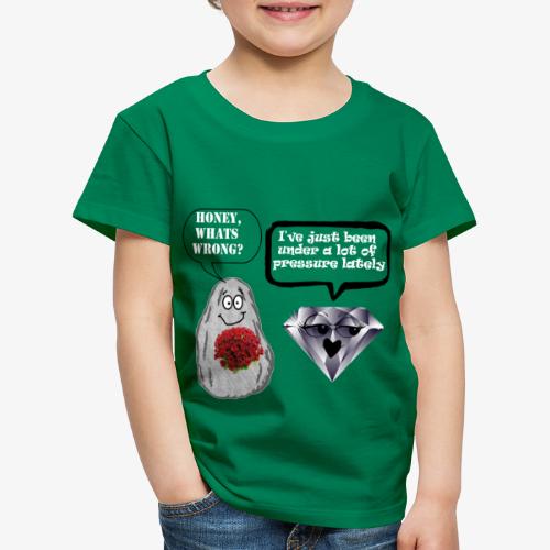rock and diamond - Kinderen Premium T-shirt