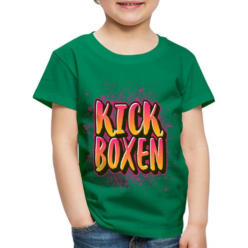 Graffiti Kickboxen - Kinder Premium T-Shirt