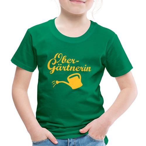 Obergärtnerin Gießkanne Garten Gärtnerin - Kinder Premium T-Shirt