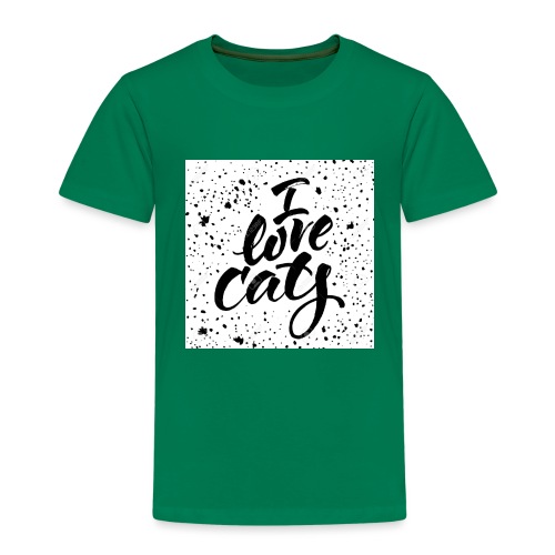 amo gatos - Camiseta premium niño
