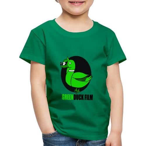 Greenduck Film Logo w. black letters - Børne premium T-shirt