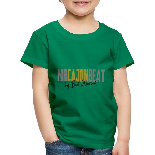 Mr Cajon Beat Percussion Schlagzeug - Kinder Premium T-Shirt
