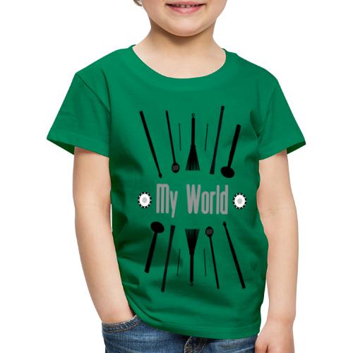 My World Drums Sticks Schlagzeug - Kinder Premium T-Shirt