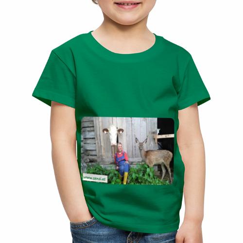 SenSi ♥ Hilfsprojekt für Kühe - Kinder Premium T-Shirt