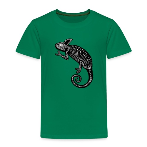 Chameleon Skeleton - Maglietta Premium per bambini