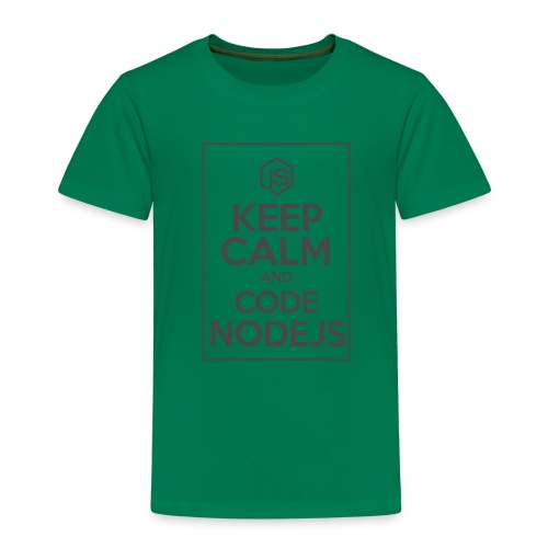 Keep Calm And Code NodeJs - Kids' Premium T-Shirt