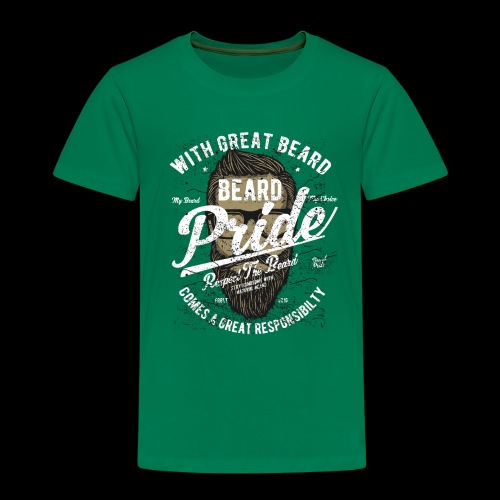 Beard Pride - Stolzer Bartträger - Kinder Premium T-Shirt