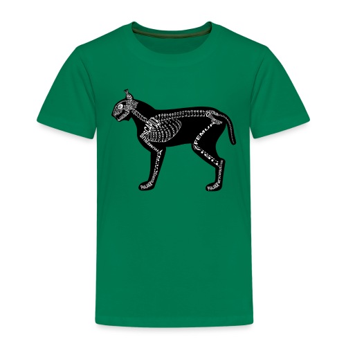 Het skelet van de lynx - Kinderen Premium T-shirt