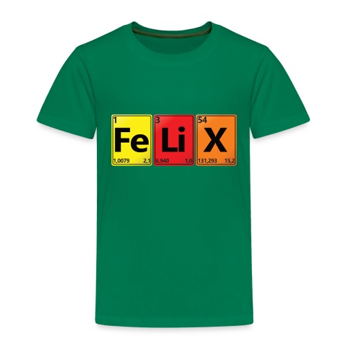FELIX - Dein Name im Chemie-Look - Kinder Premium T-Shirt