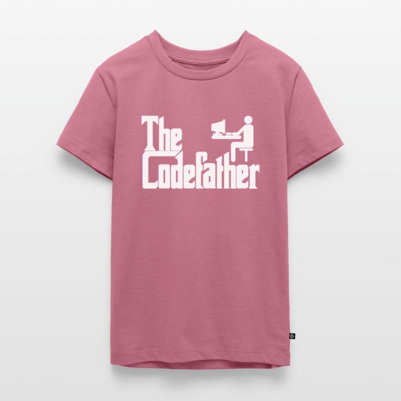 The Codefather Programmierer PC Coding Geschenk Teenager Premium Bio T-Shirt