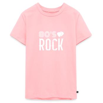 Rock music - Teenager Premium Organic T-Shirt - rose - Front