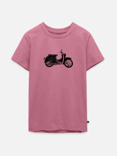 Simson Schwalbe KR51 - Teenager Premium Bio T-Shirt - Mauve