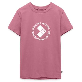 IFA weiss - Teenager Premium Bio T-Shirt - Mauve - Vorne - AI Model Teenager Male light (155cm)