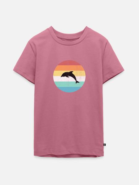 Delphin - Teenager Premium Bio T-Shirt - Mauve