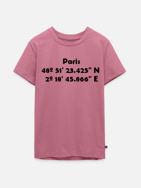 Paris - Teenager Premium Bio T-Shirt - Mauve
