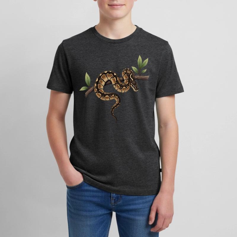 Roi Python Serpents Amoureux Terrarium Python T-shirt Premium bio Ado