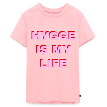 Hygge Is My Life - T-shirt Premium bio Ado - rose - Devant