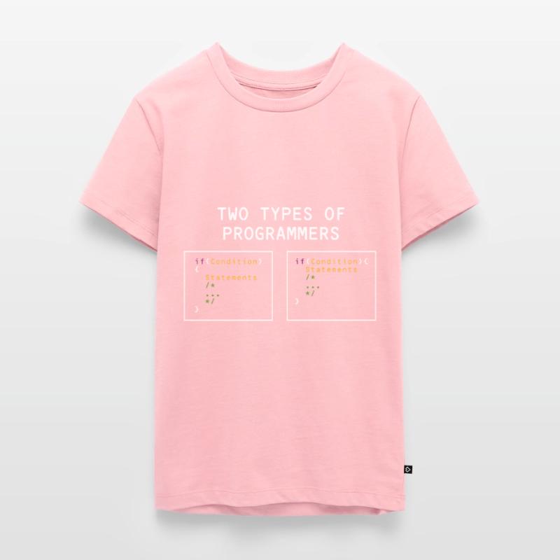 Zwei Arten Programmierer PHP HTML IT Developer Teenager Premium Bio T-Shirt
