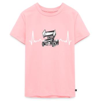 Sprint Car Racing Saying - Teenager Premium Organic T-Shirt - rose - Front