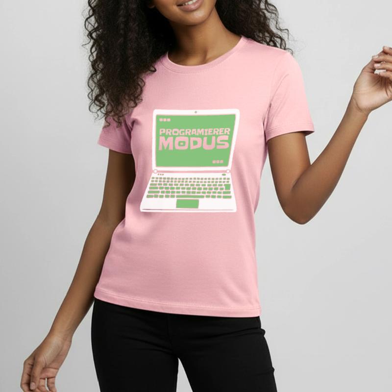 Entwickler Coder Programmierer Laptop Teenager Premium Bio T-Shirt