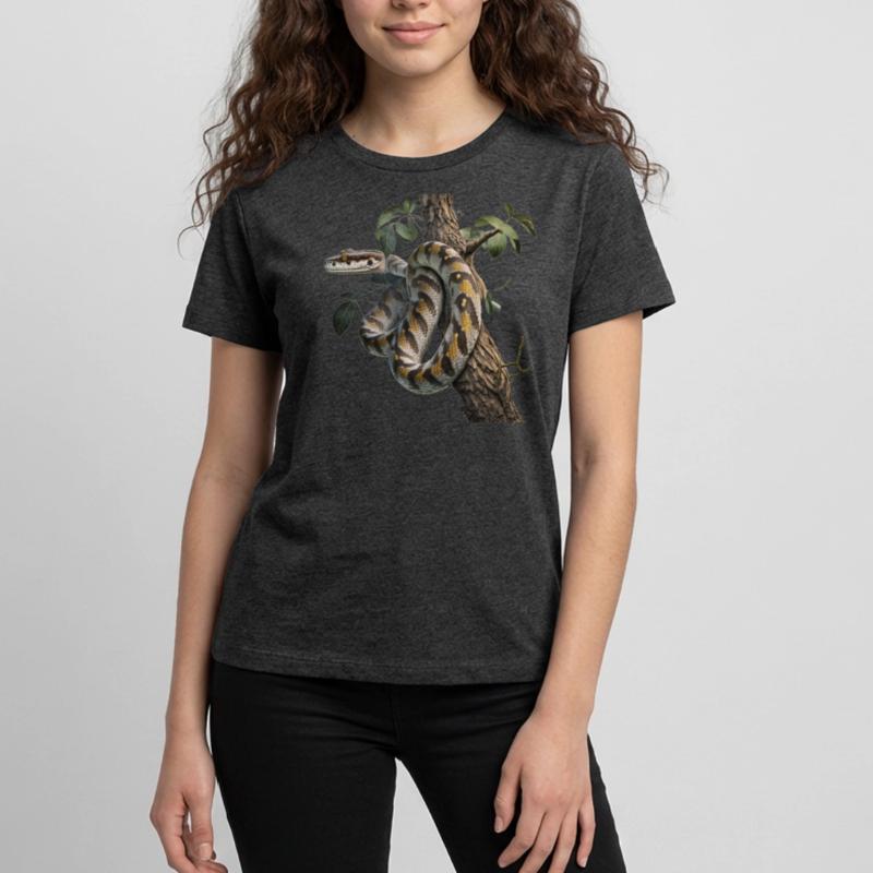 Python im Baum: Ein majestätisches Tier Teenager Premium Bio T-Shirt