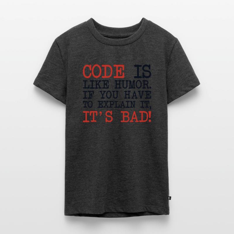 Code Explanation Developer Softwareentwickler Teenager Premium Bio T-Shirt