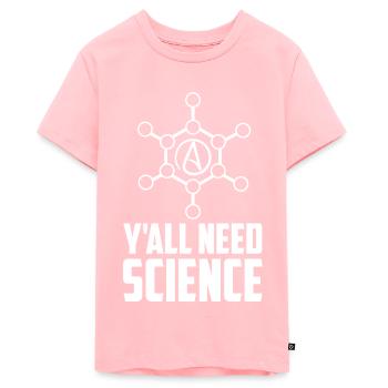 Atheist Anti Relegion Atheismus Agnostiker - Teenager Premium Bio T-Shirt - Rosa - Vorne