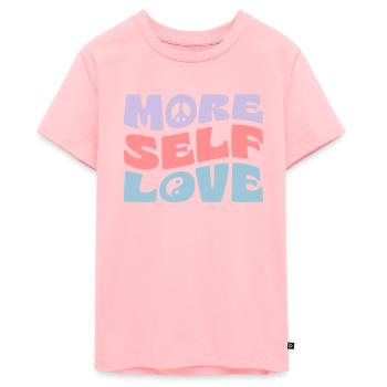 MORE SELF LOVE - Teenager Premium Organic T-Shirt - rose - Front