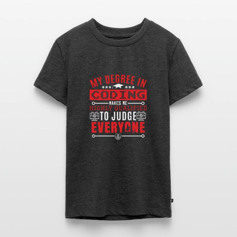 Coding Humor Coder Programmierer Teenager Premium Bio T-Shirt