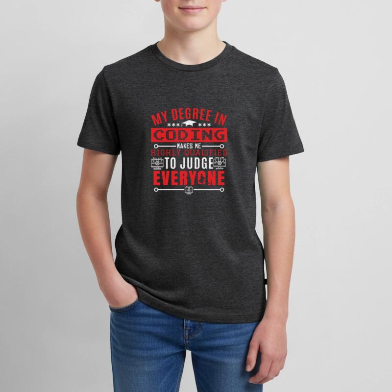 Coding Humor Coder Programmierer Teenager Premium Bio T-Shirt