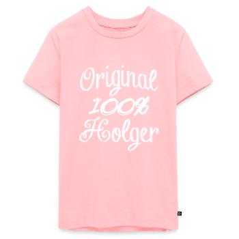 Original 100% Holger - T-shirt Premium bio Ado - rose - Devant