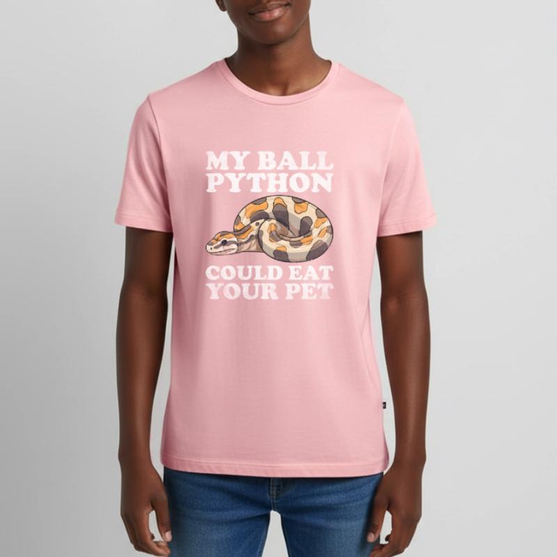 Boule de banane Python Herpétologiste Boule de corail T-shirt Premium bio Ado