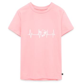 agriculteur - T-shirt Premium bio Ado - rose - Devant