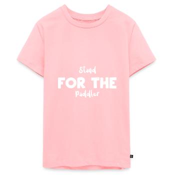 Stand For The Paddler - Teenager Premium Organic T-Shirt - rose - Front