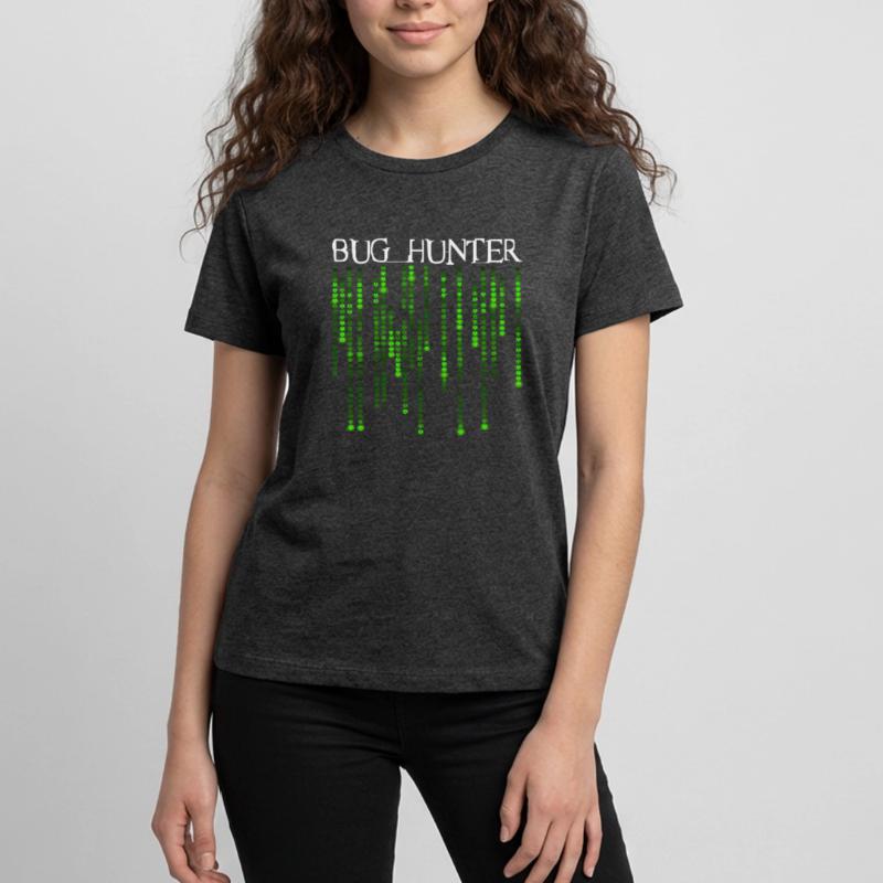 Bug Hunter - Neon Green Source Code Bugs Teenager Premium Bio T-Shirt