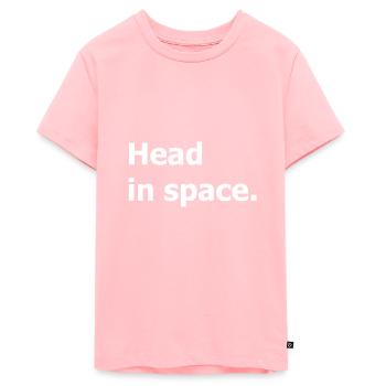 Head in space. Daydreaming. - Teenager Premium Organic T-Shirt - rose - Front