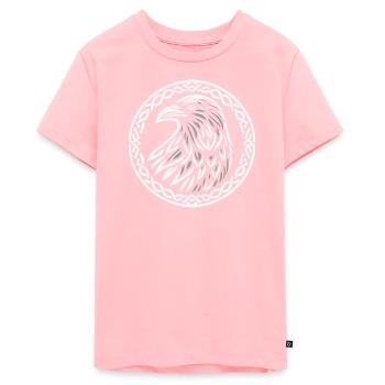 Raven - Teenager Premium Organic T-Shirt - rose - Front